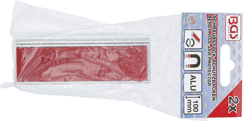 COPPIA COPRIGANASCE C/INSERTO PLASTICA L.100MM BGS6798