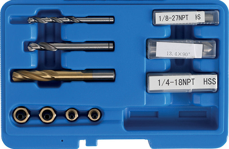 KIT RIPRISTINO FILETTI VALVOLE SPURGO FRENO, 1/4” & 1/8” NPT BGS9346