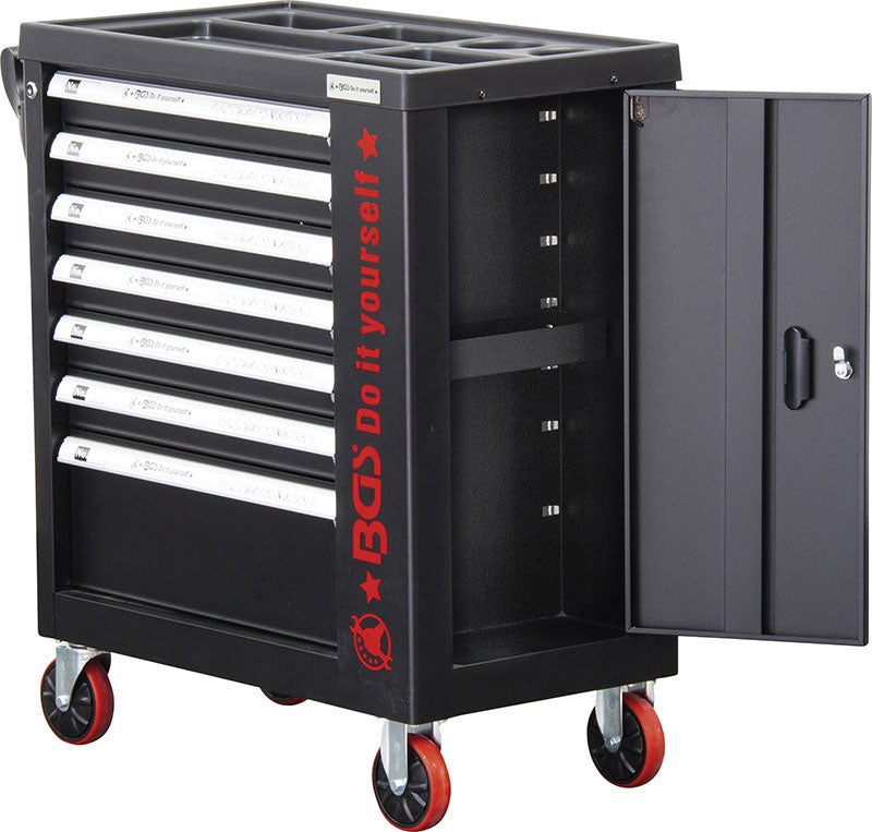 CARRELLO PORTAUT.7 CASSETTI NERO,172 UTENSILI FM8506