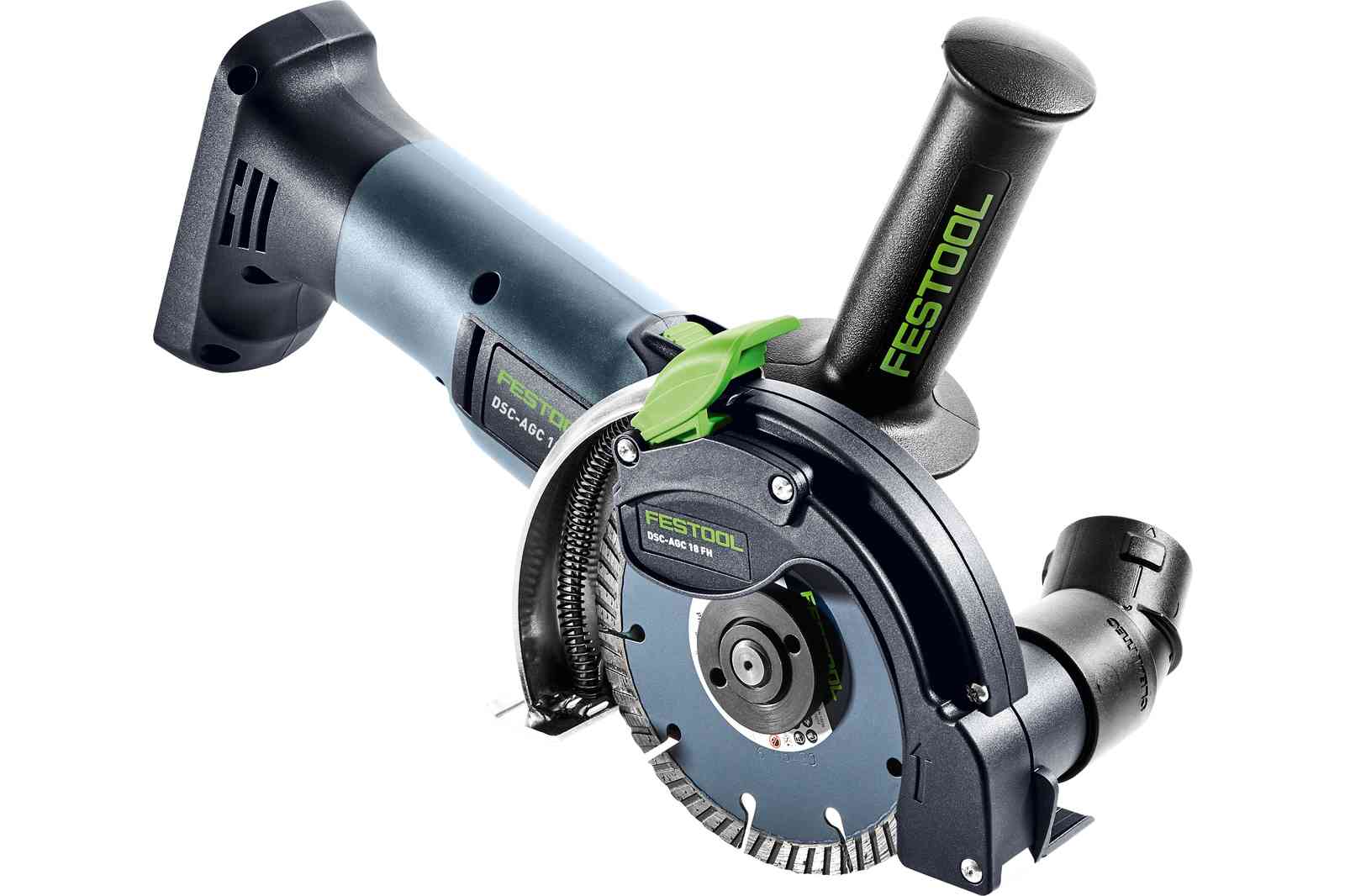 Sistema di taglio a mano libera a batteria DSC-AGC 18-125 FH Li EB-Basic Festool