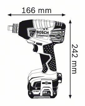 Avvitatore ad impulsi GDX 18 V-EC 5Ah Bosch Professional