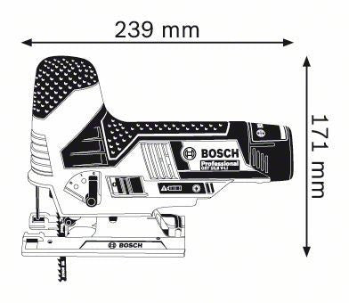 Seghetto alternativo a batteria GST 10,8 V-LI Professional