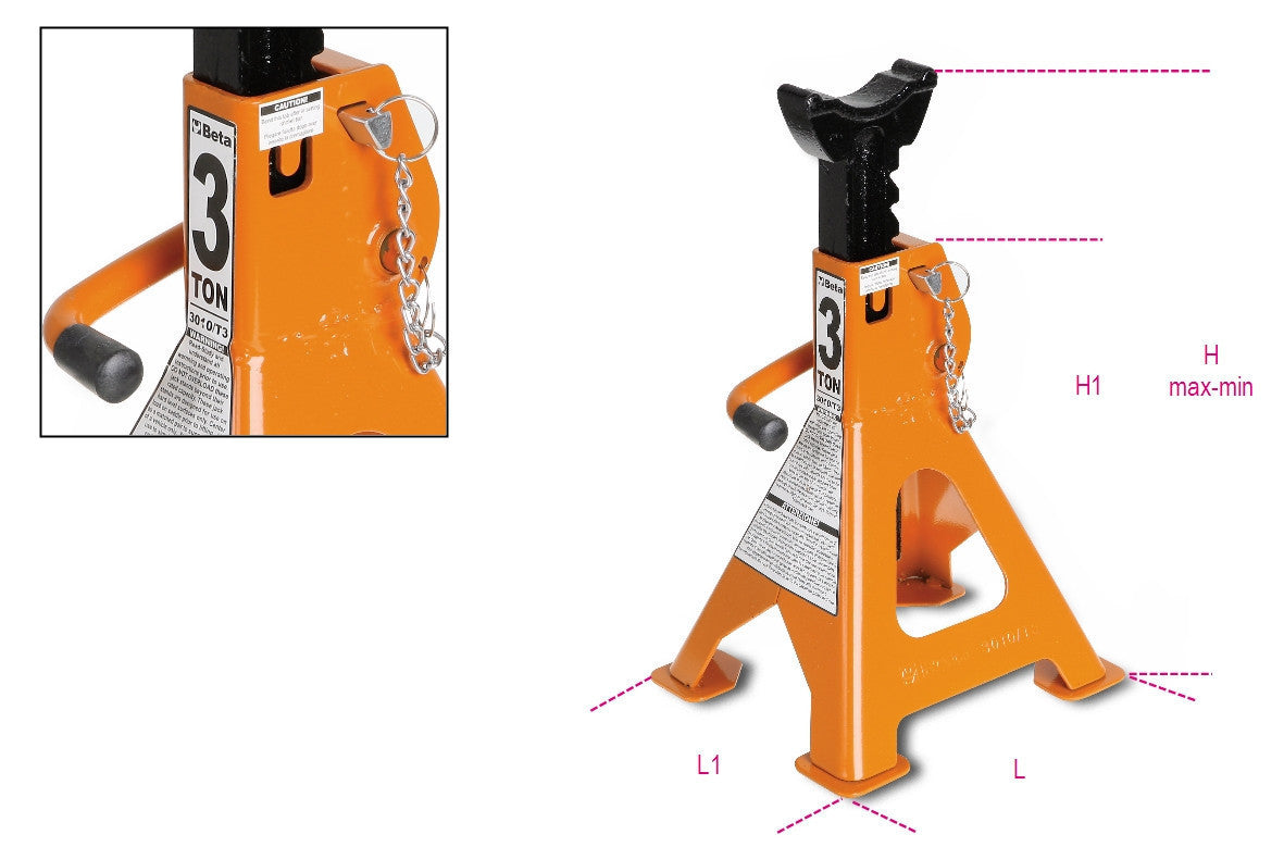 Coppia cavalletti 10t Beta 3010/T10