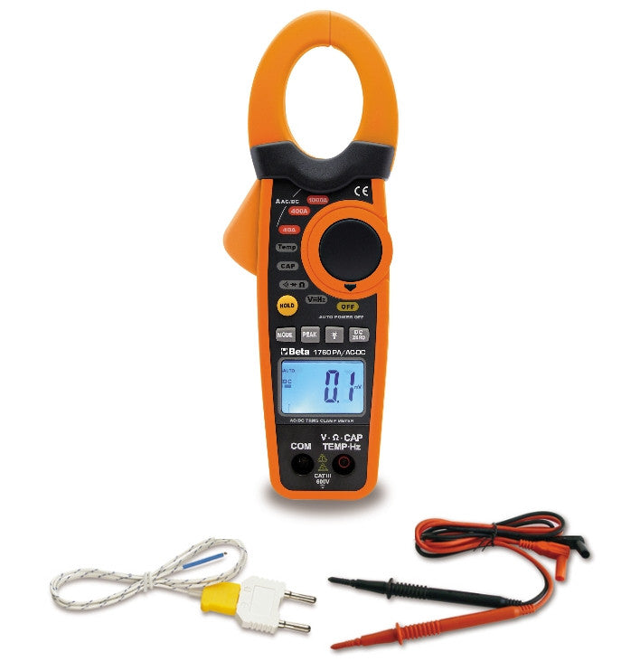 Pinza amperometrica e multimetro digitaleBeta 1760PA/AC-DC