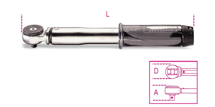 Chiavi dinamometriche 1/4" Beta 606/2 606/2x