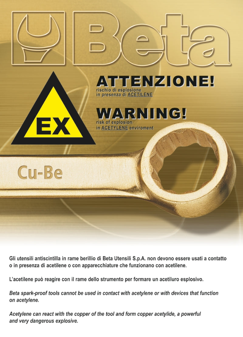 Chiavi regolabili a rullino, antiscintilla Beta 110BA