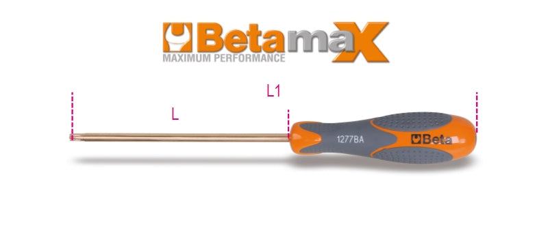 Giravite per viti con impronta Torx®, antiscintilla Beta 1277BA