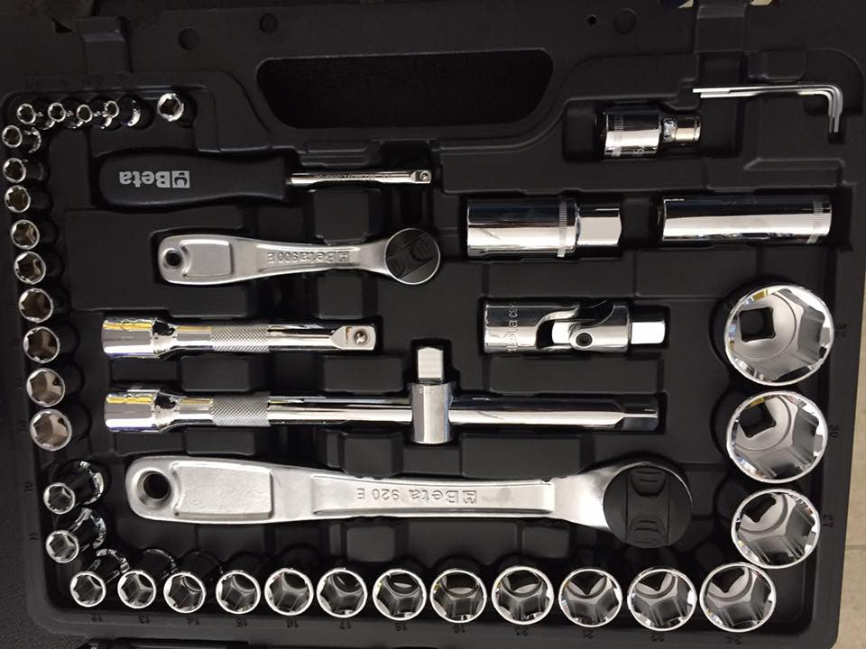 Set bussole 1/2"  1/4" 98 pezzi Beta BW 903E/C98