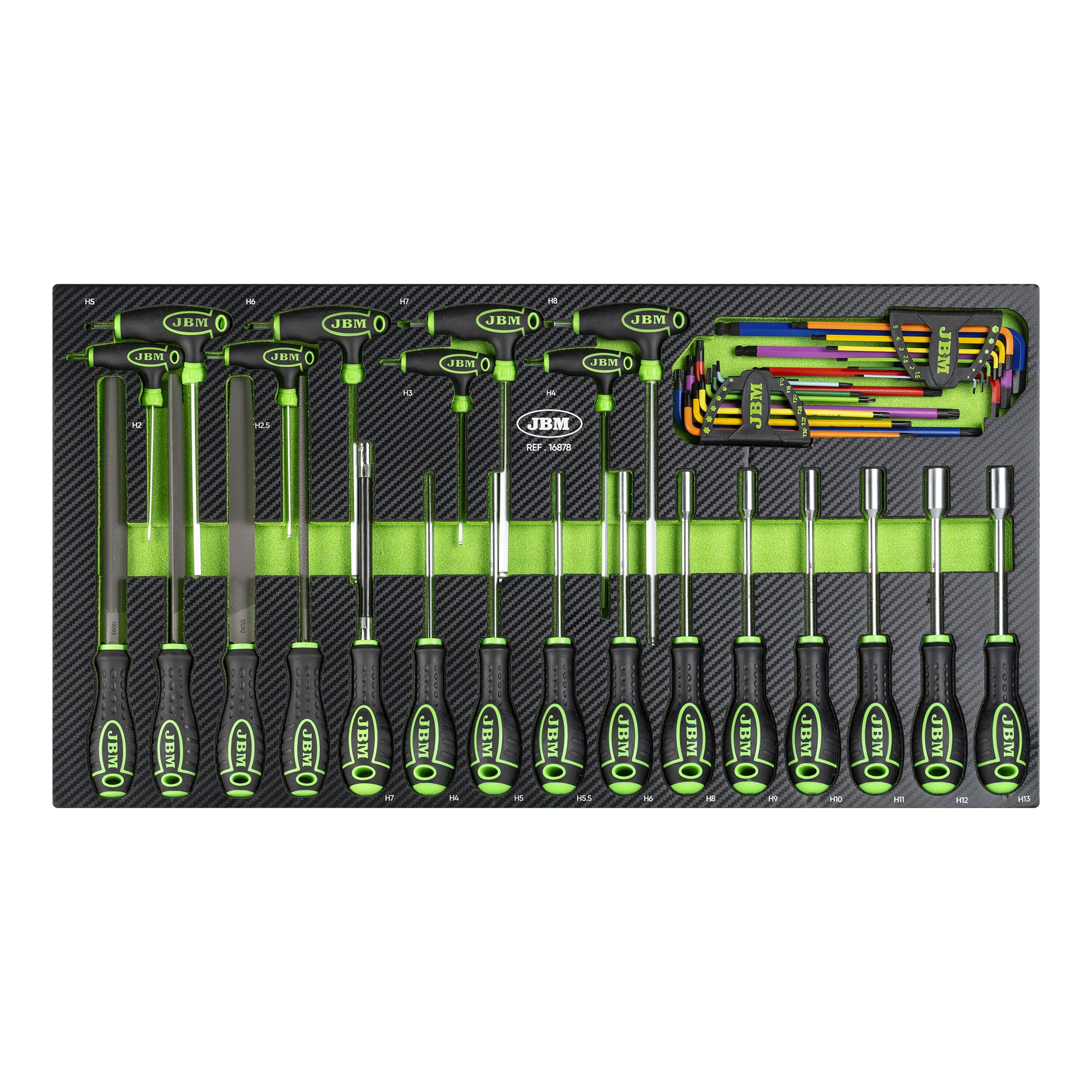 SET EVA DI CACCIAVITI E LIME 16878 JBM