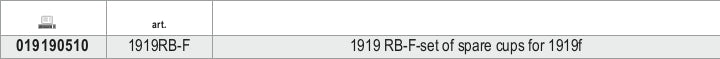 Coppia bicchieri per filtri 1919F - 1/4", 3/8" e 1/2" Beta 1919RB-F