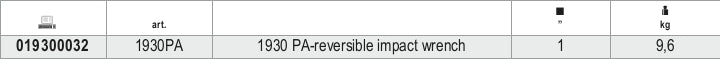 Avvitatore reversibile Beta 1930PA