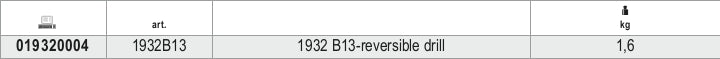 Trapano reversibile Beta 1932B13