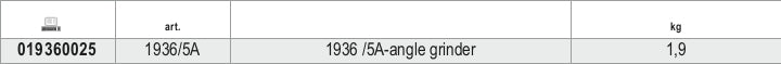 Smerigliatrice angolare Beta 1936/5A