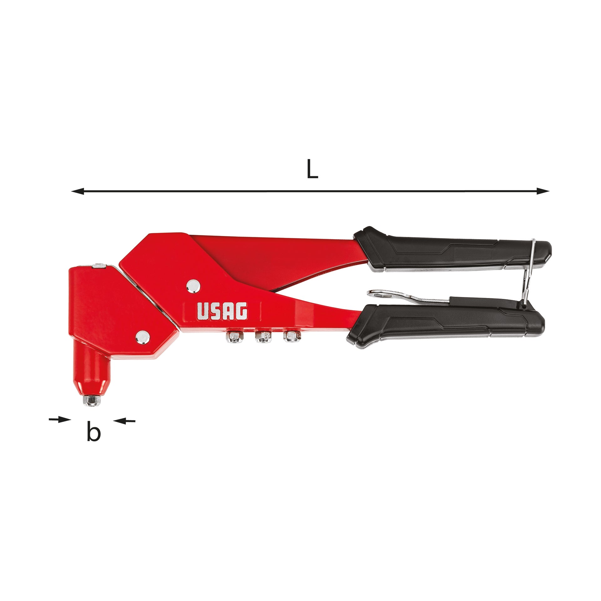 RIVETTATRICE CON TESTA ORIENTABILE Usag 995 AF