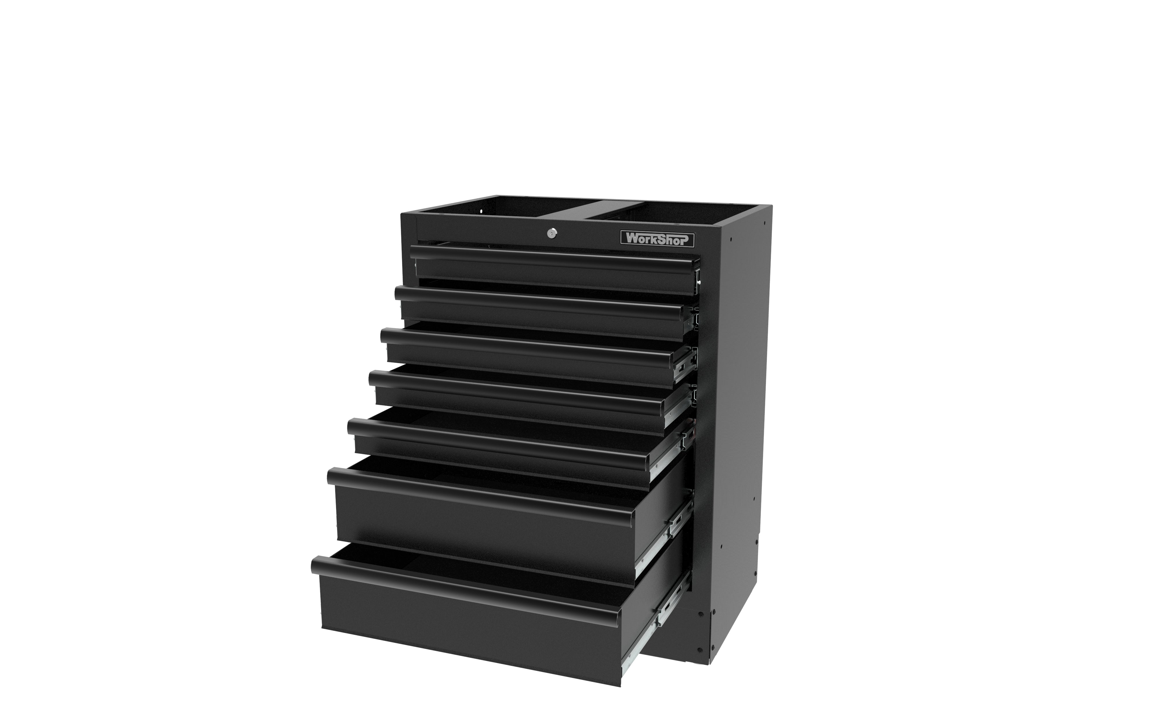 Arredo Officina Workshopitaly MPS 24 legno 2,94mt. Total Black