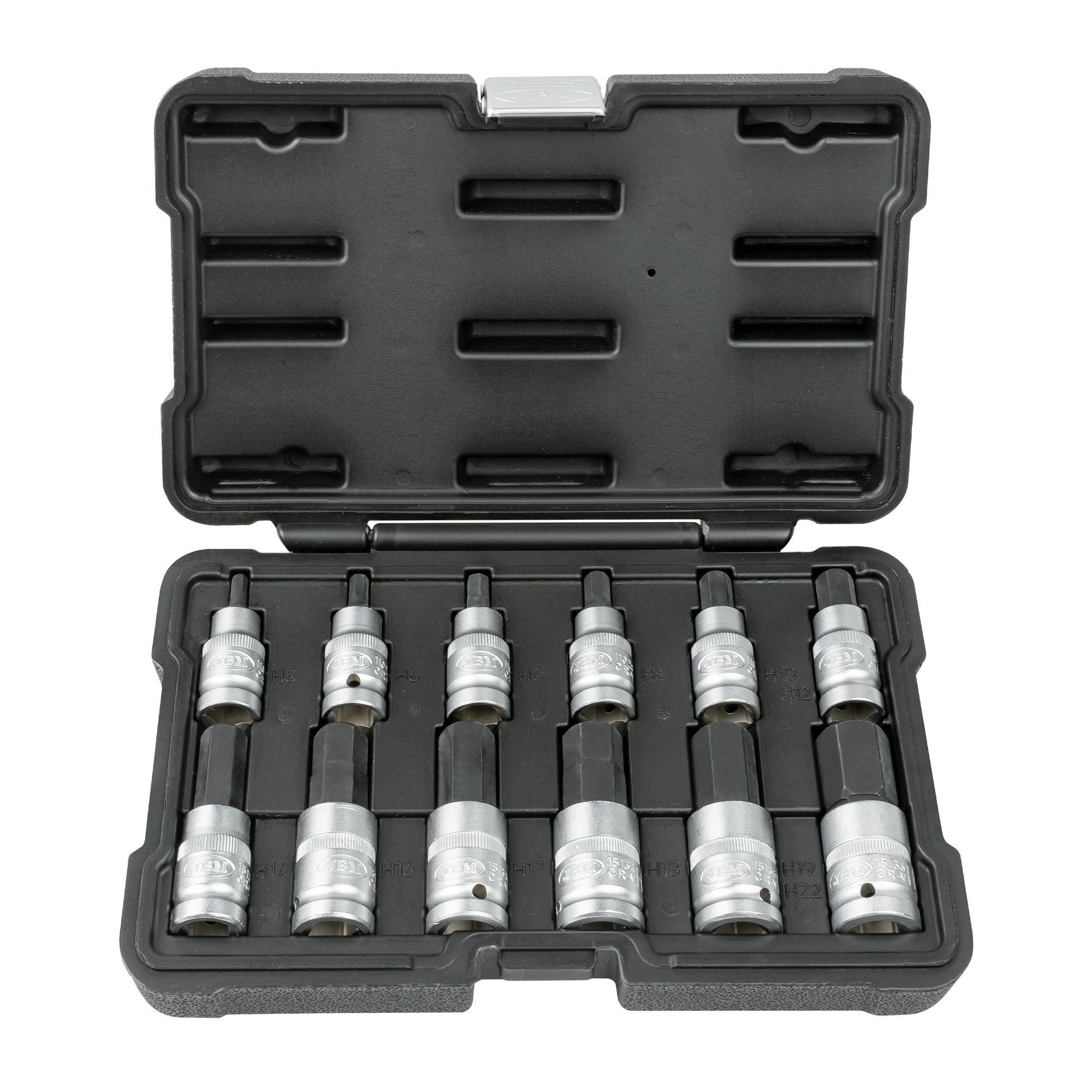 SET DI 12 INSERTI ESAGONALI 1/2" 51260 JBM