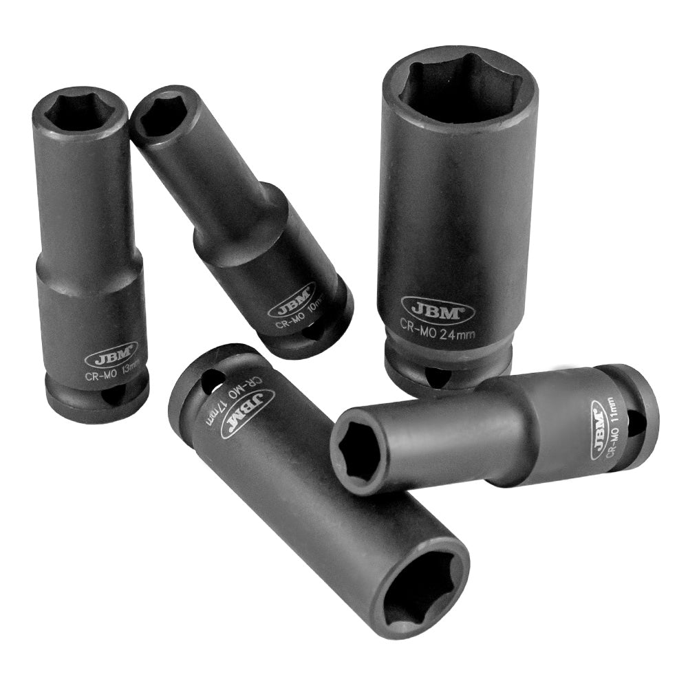 SET DI 11 BUSSOLE PNEUMATICHE 1/2" ESAGONALI 52342 JBM