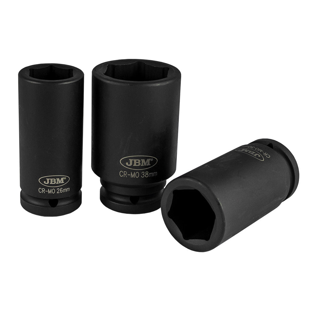 SET DI 8 BUSSOLE PNEUMATICHE ESAGONALI 3/4” 52347 JBM