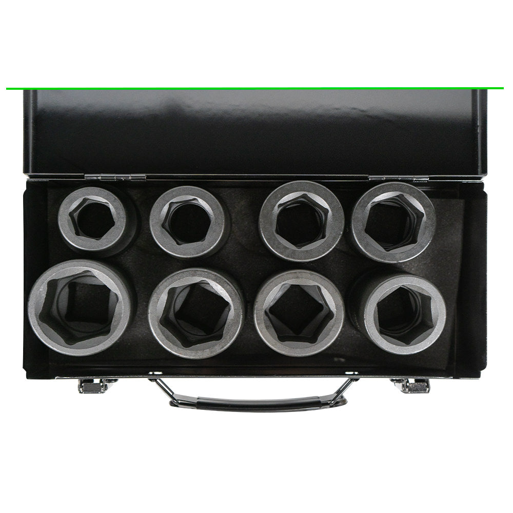 PISTOLA A IMPATTO BRUSHLESS A BATTERIA DA 1" 2300NM CON VALIGETTA 60050C   + SET DA 8 BUSSOLE 52348 JBM SERIE 550