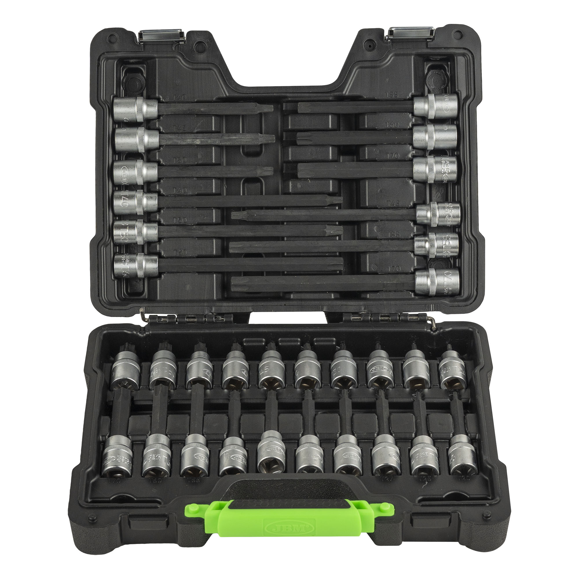 VALIGETTA DI 32 PEZZI CON INSERTI TORX 52605 JBM