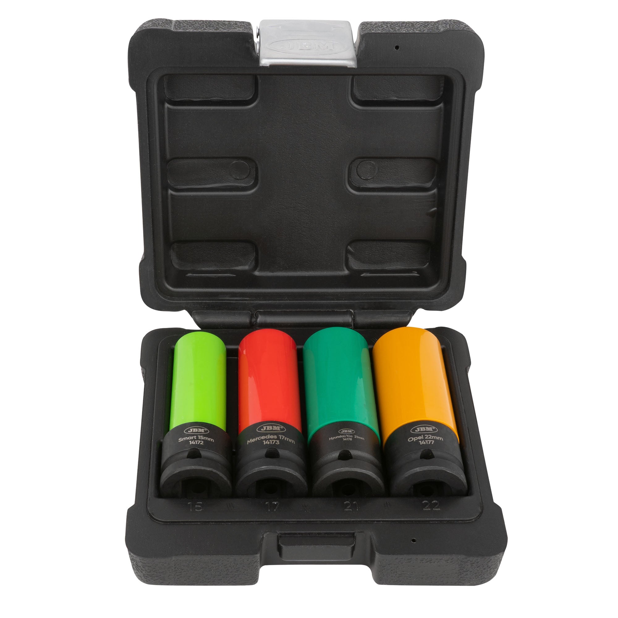 SET DI 4 BUSSOLE PER CERCHI IN LEGA LEGGERA, DA 1/2" 53587 JBM