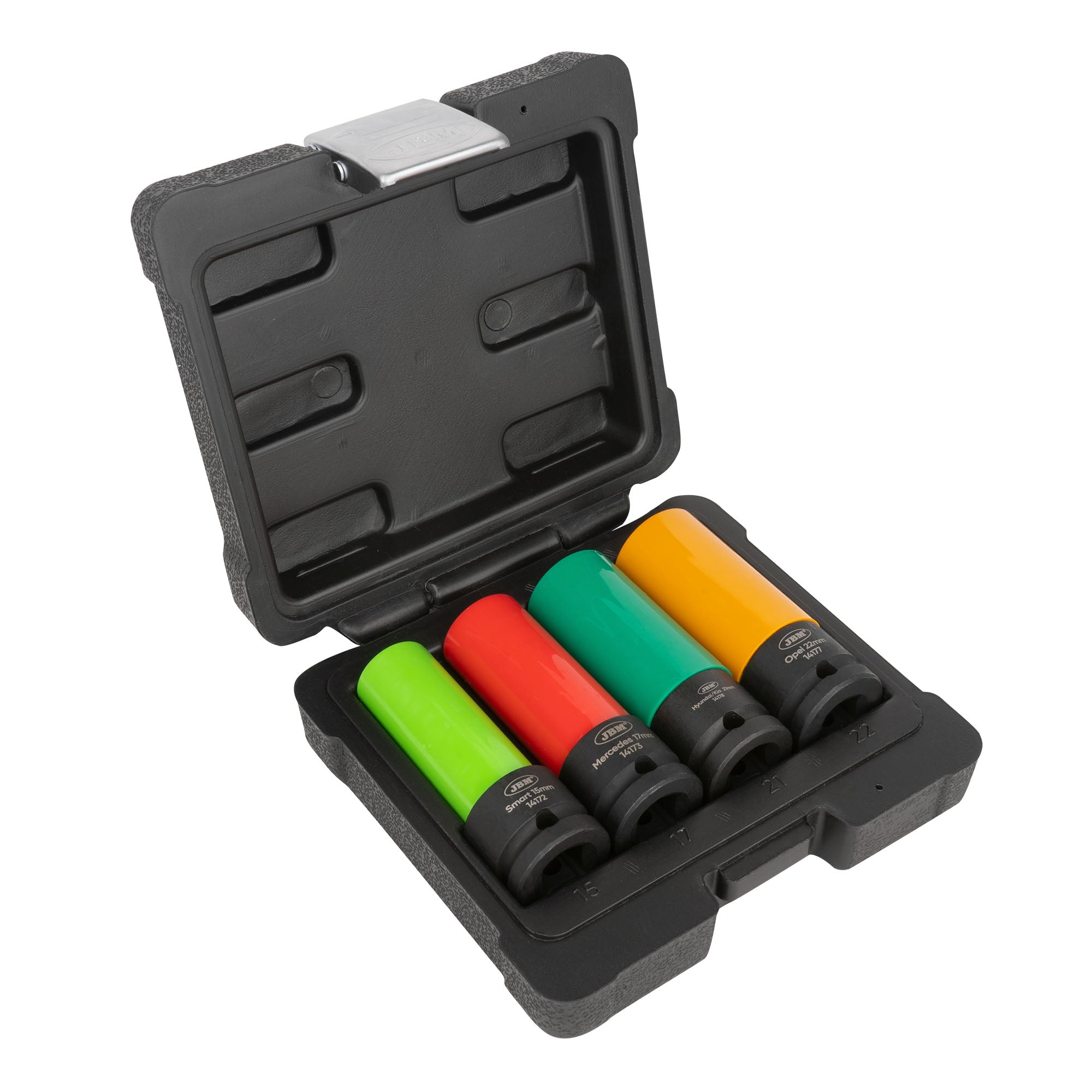 SET DI 4 BUSSOLE PER CERCHI IN LEGA LEGGERA, DA 1/2" 53587 JBM