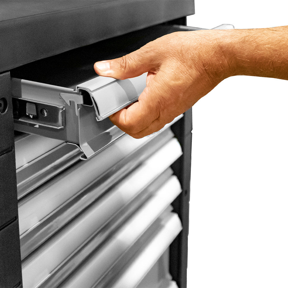 CARRELLO PORTA ATTREZZI A 7 CASSETTI GRIGIO - ALLESTITO 53661 JBM
