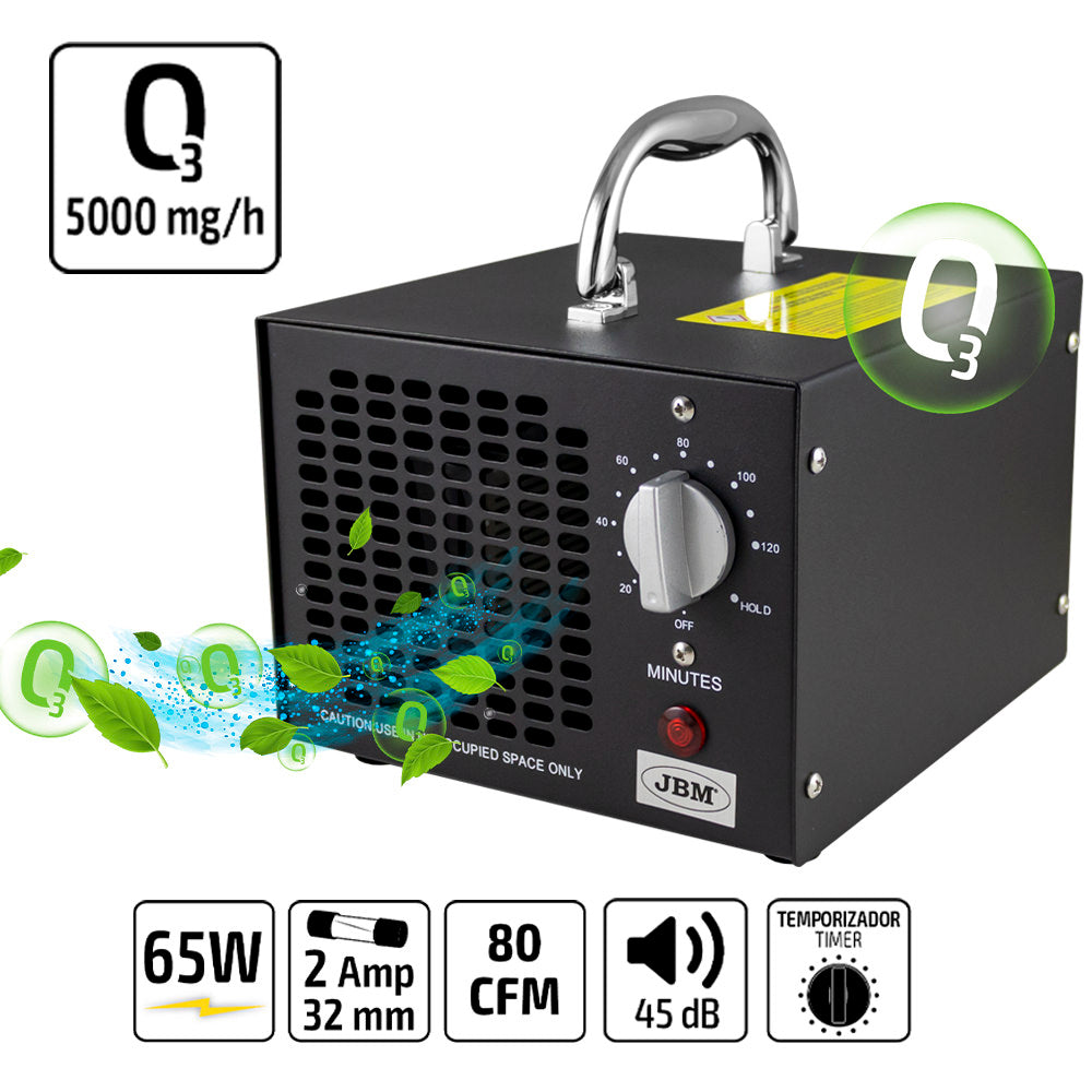 GENERATORE PORTATILE DI OZONO 5000MG/H (220V) JBM 53786