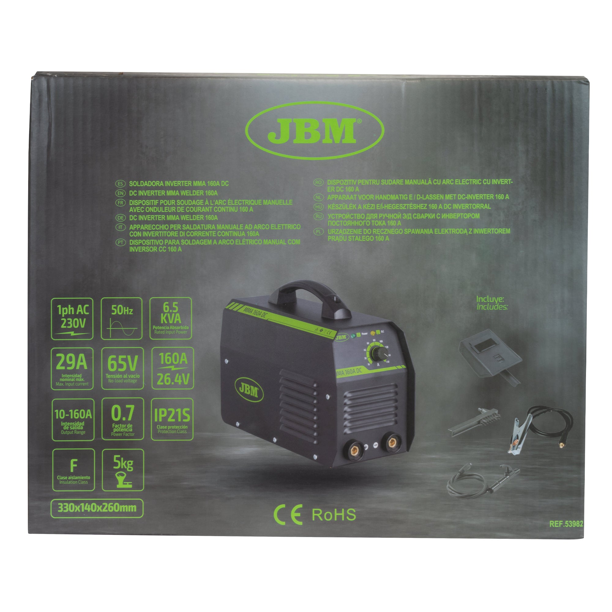 SALDATRICE INVERTER MMA 160A DC 53982 JBM