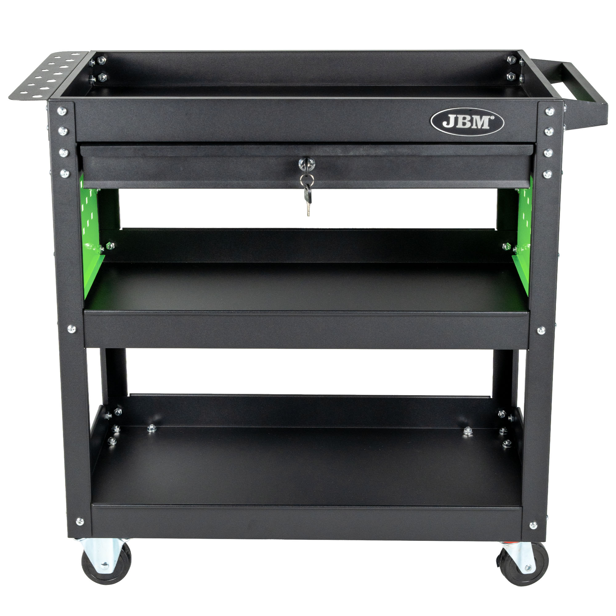 CARRELLO PORTA ATTREZZI 3 RIPIANI 1 CASSETTO 54499 JBM