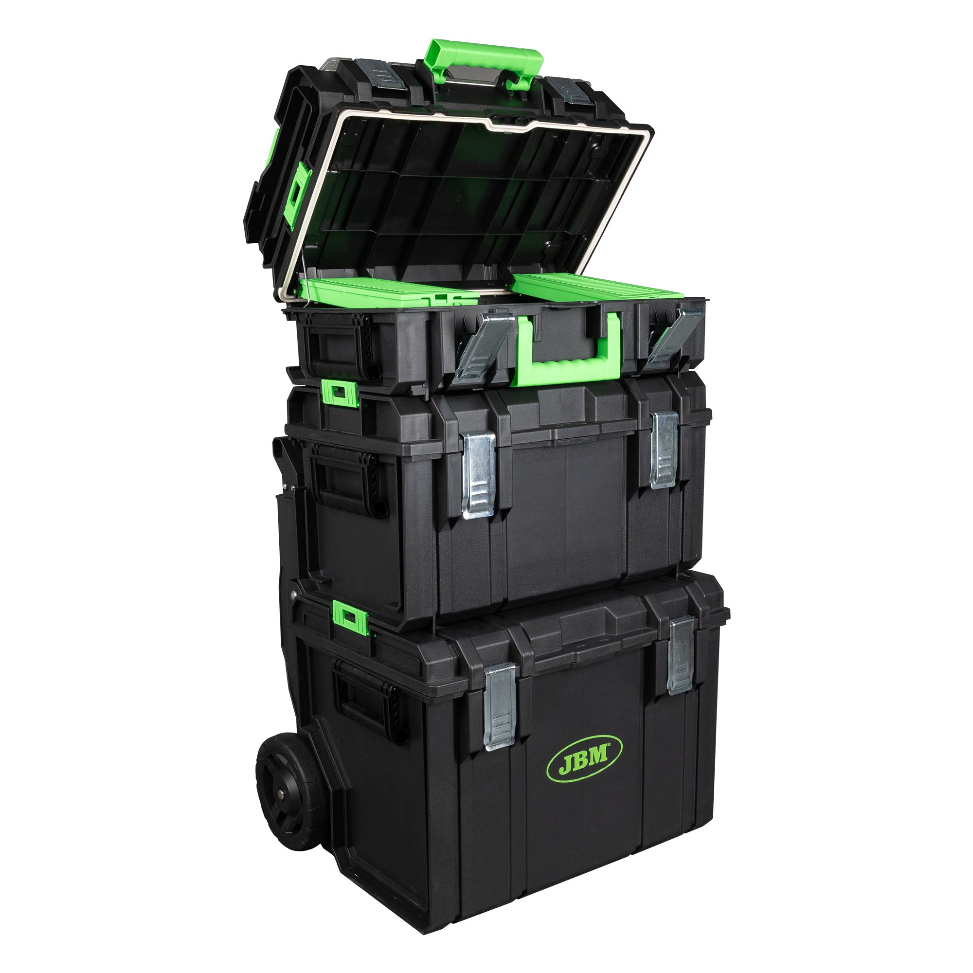 TROLLEY MODULARE CON 4 CASSETTE IMPILABILI 54518 JBM