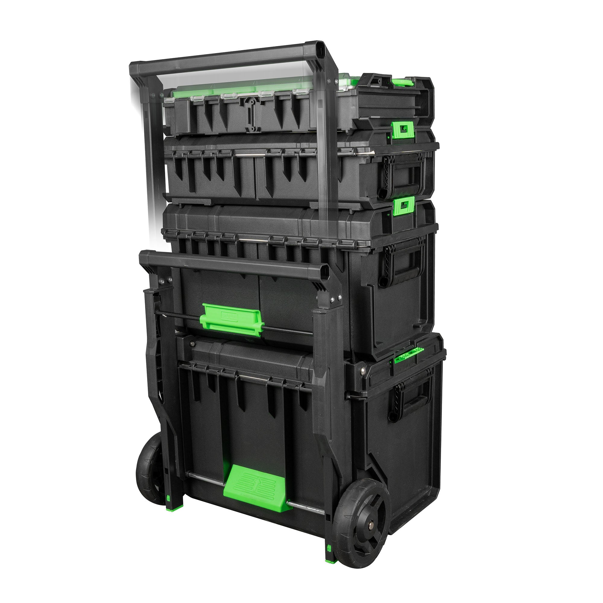 TROLLEY MODULARE CON 4 CASSETTE IMPILABILI 54518 JBM