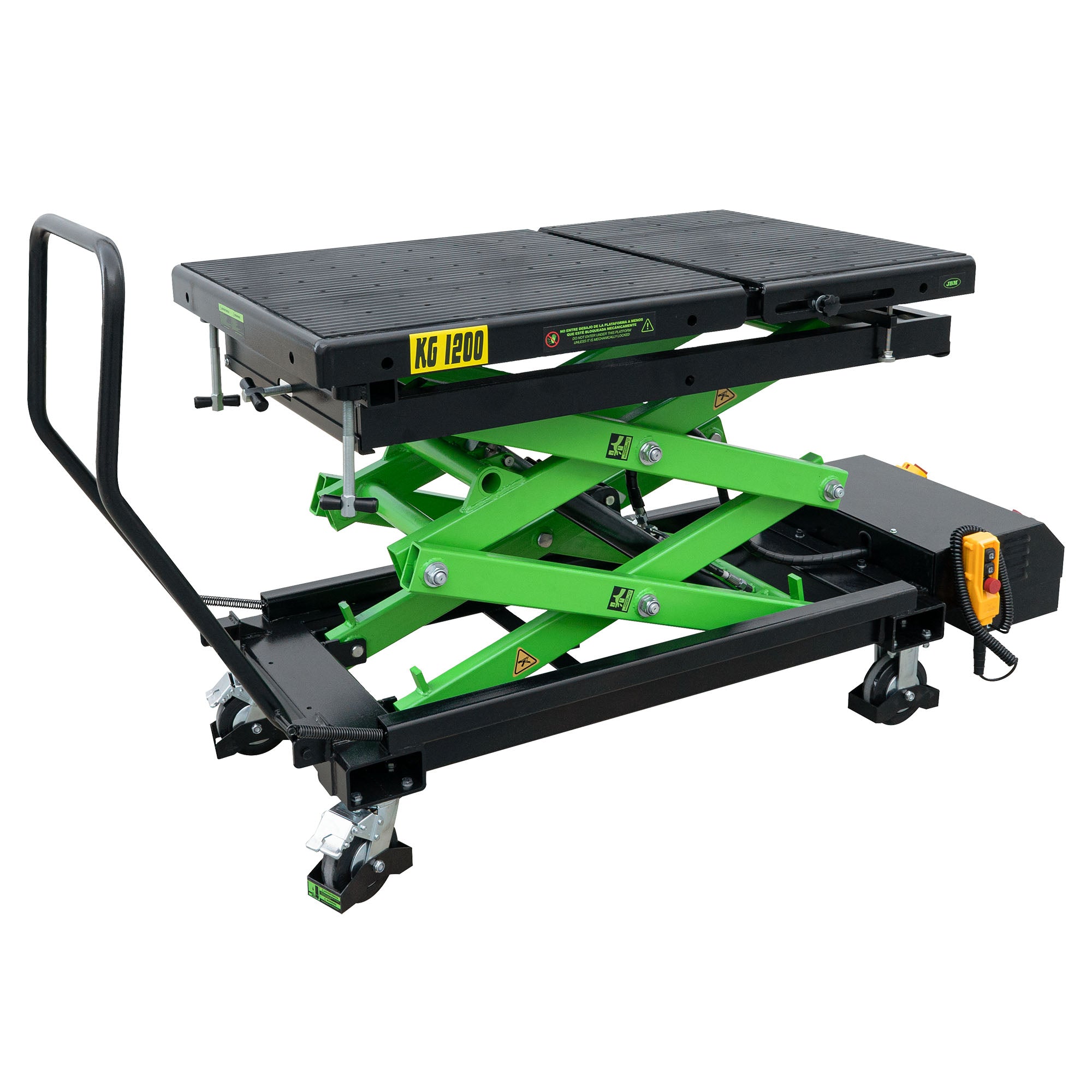 TAVOLO IDRAULICO PER BATTERIE DI VEICOLI ELETTRICI SENZA STAFFE 1200KG 54564 JBM
