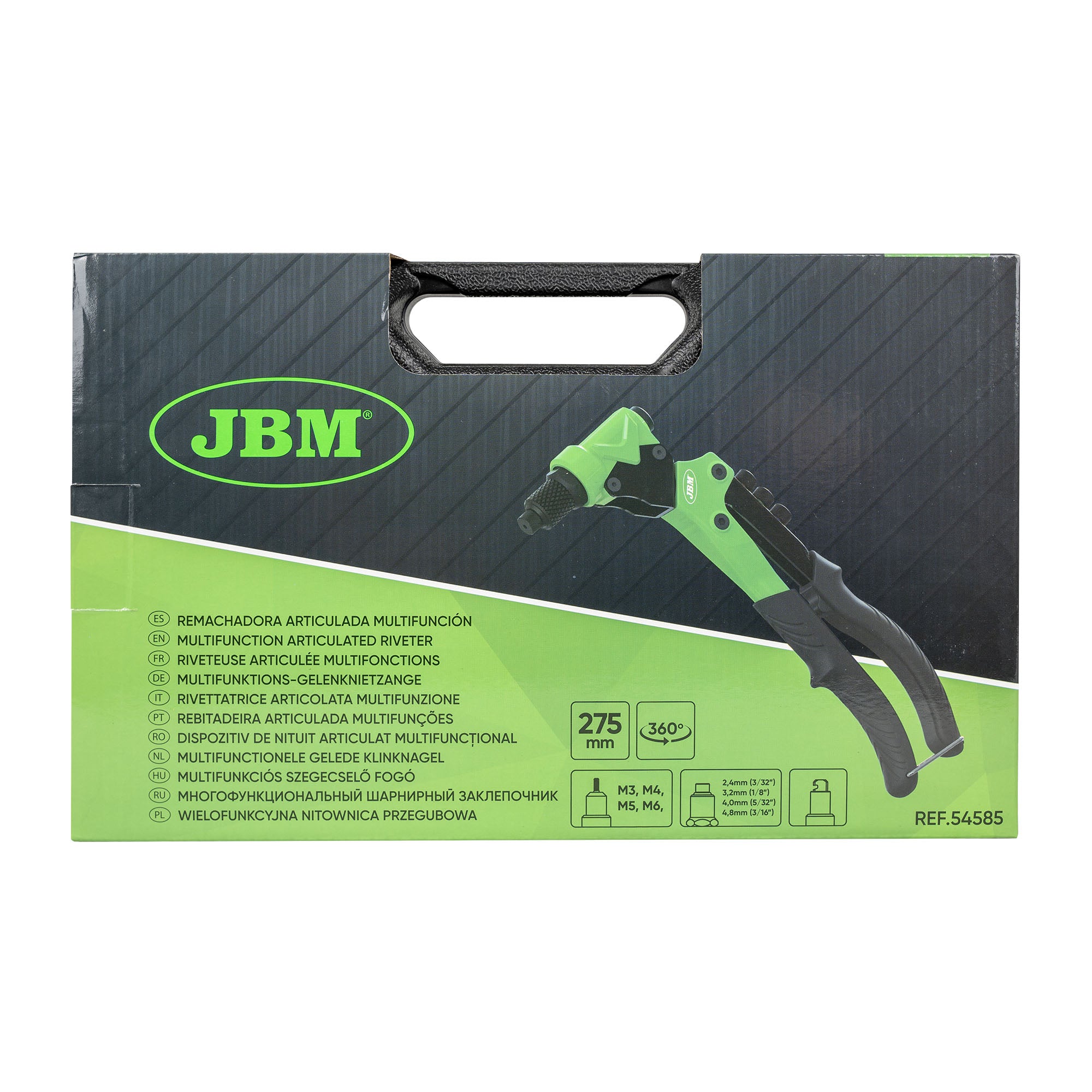 RIVETTATRICE ARTICOLATA MULTIFUNZIONE 54585 JBM