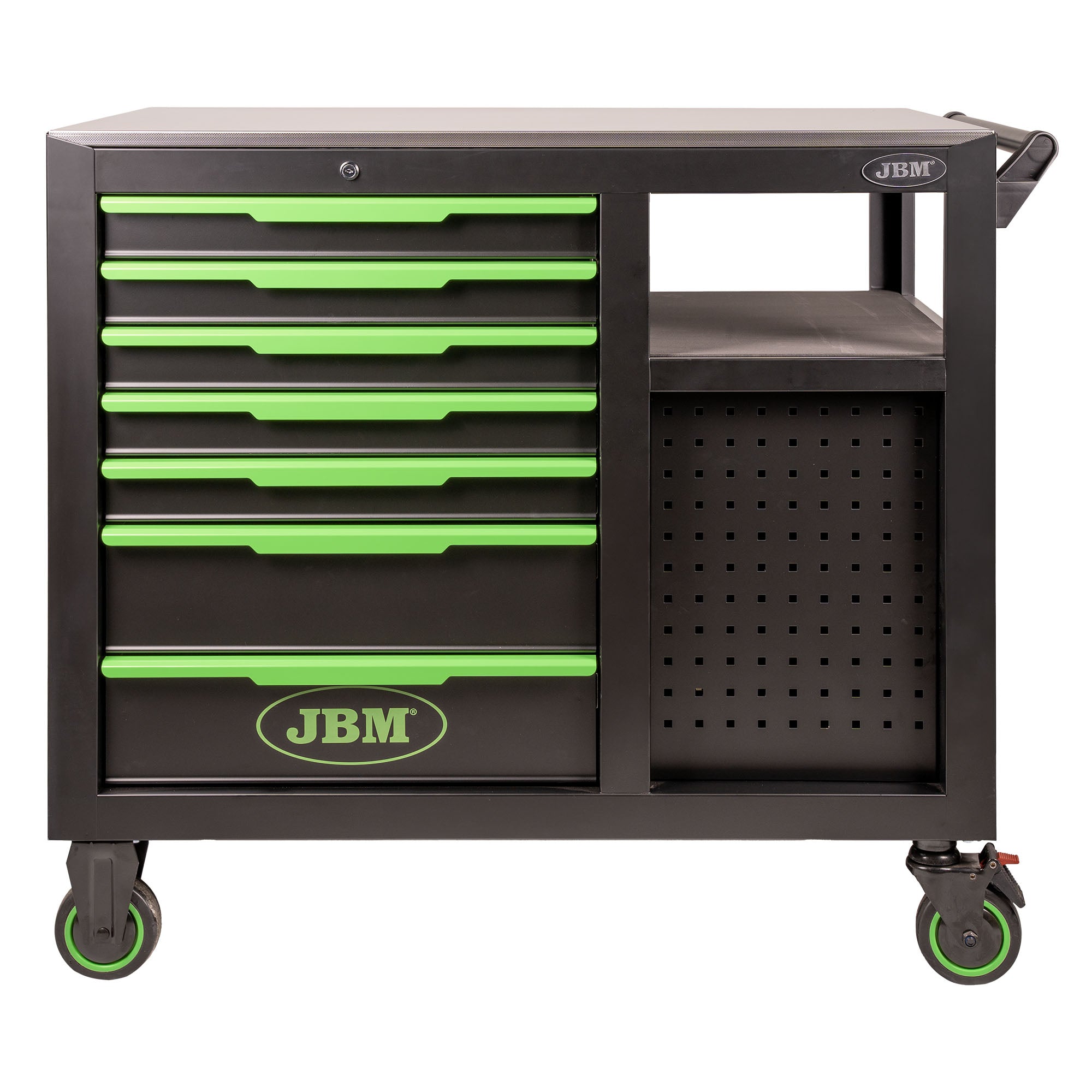 CARRELLO PORTAUTENSILI CON 7 CASSETTI FRONTALI E 4 CASSETTI LATERALI - ATTREZZATO JBM 54747