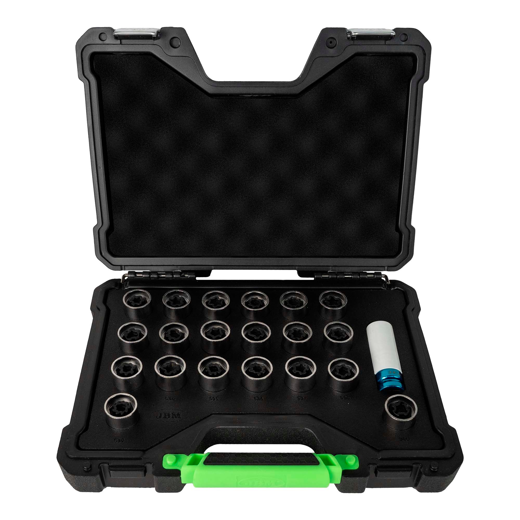 SET DI 21 CHIAVI PER BULLONE DI BLOCCO RUOTA PER VOLKSWAGEN 54812 JBM
