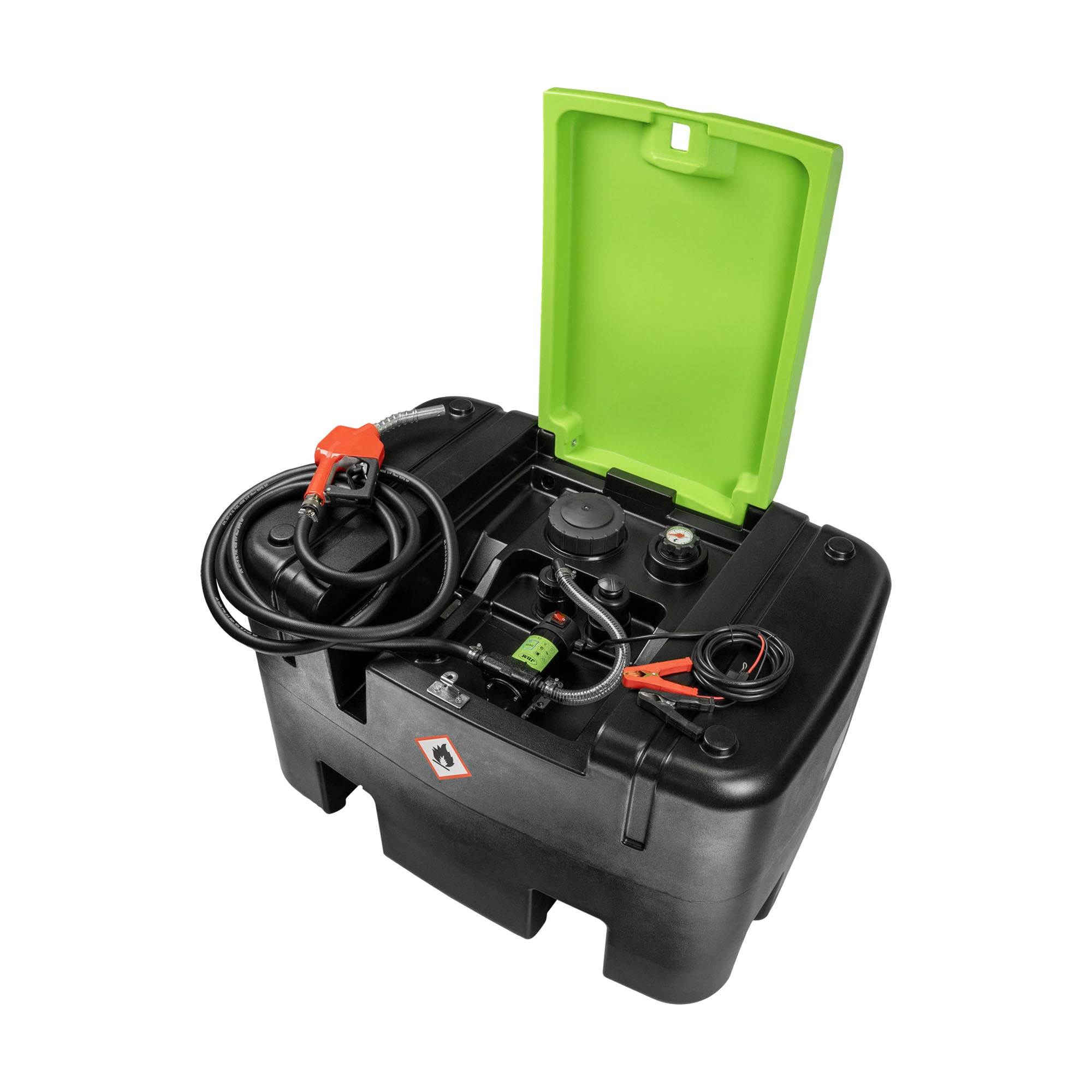 POMPA ELETTRICA PER CARBURANTE DIESEL CON SERBATOIO DA 400L 54876 JBM