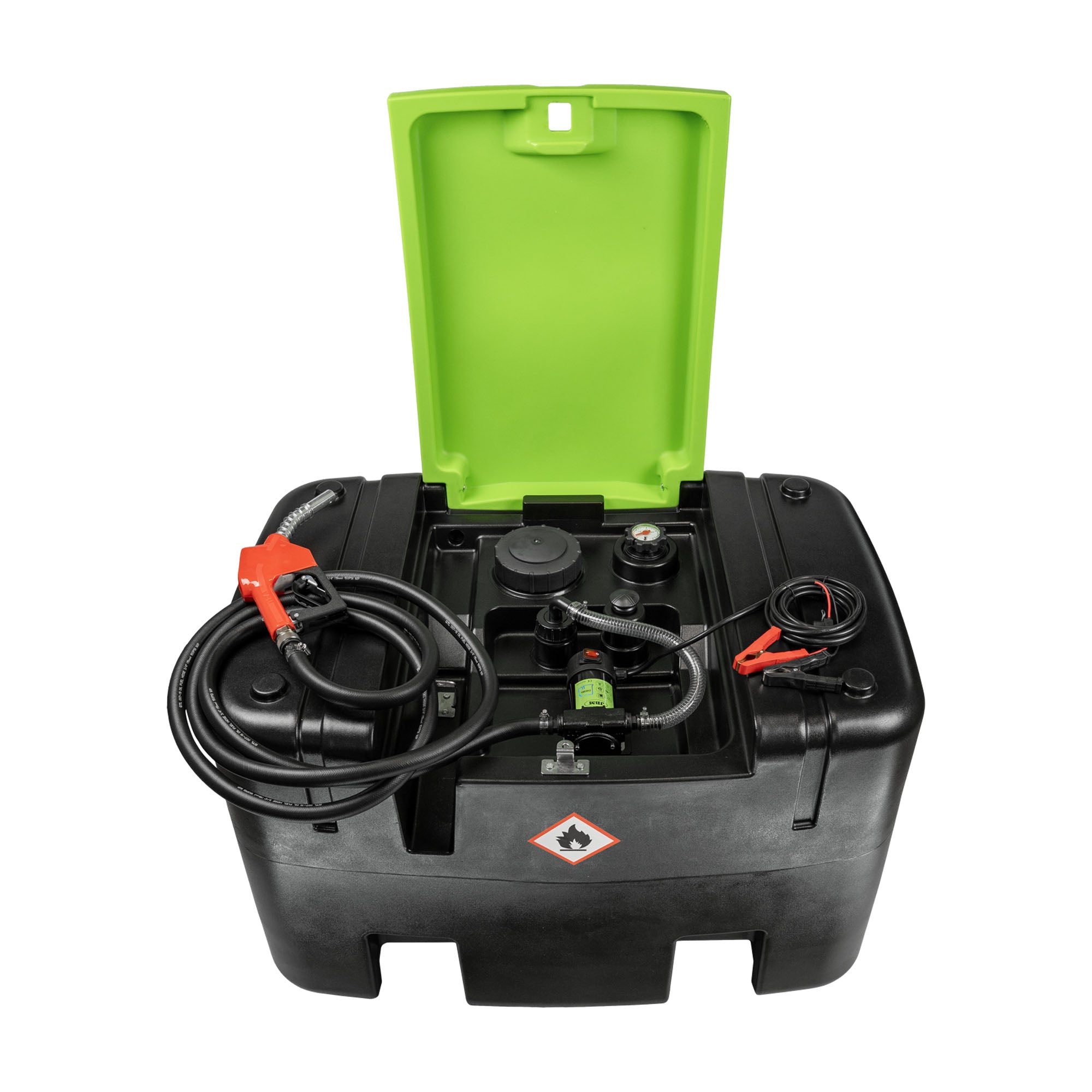 POMPA ELETTRICA PER CARBURANTE DIESEL CON SERBATOIO DA 400L 54876 JBM