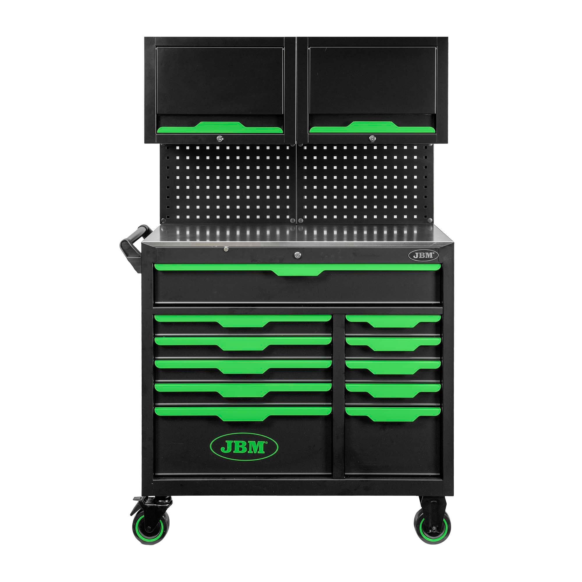 CARRELLO CON 11 CASSETTI CON PANNELLI E ARMADI - CON UTENSILI 172 PEZZI 55118 JBM