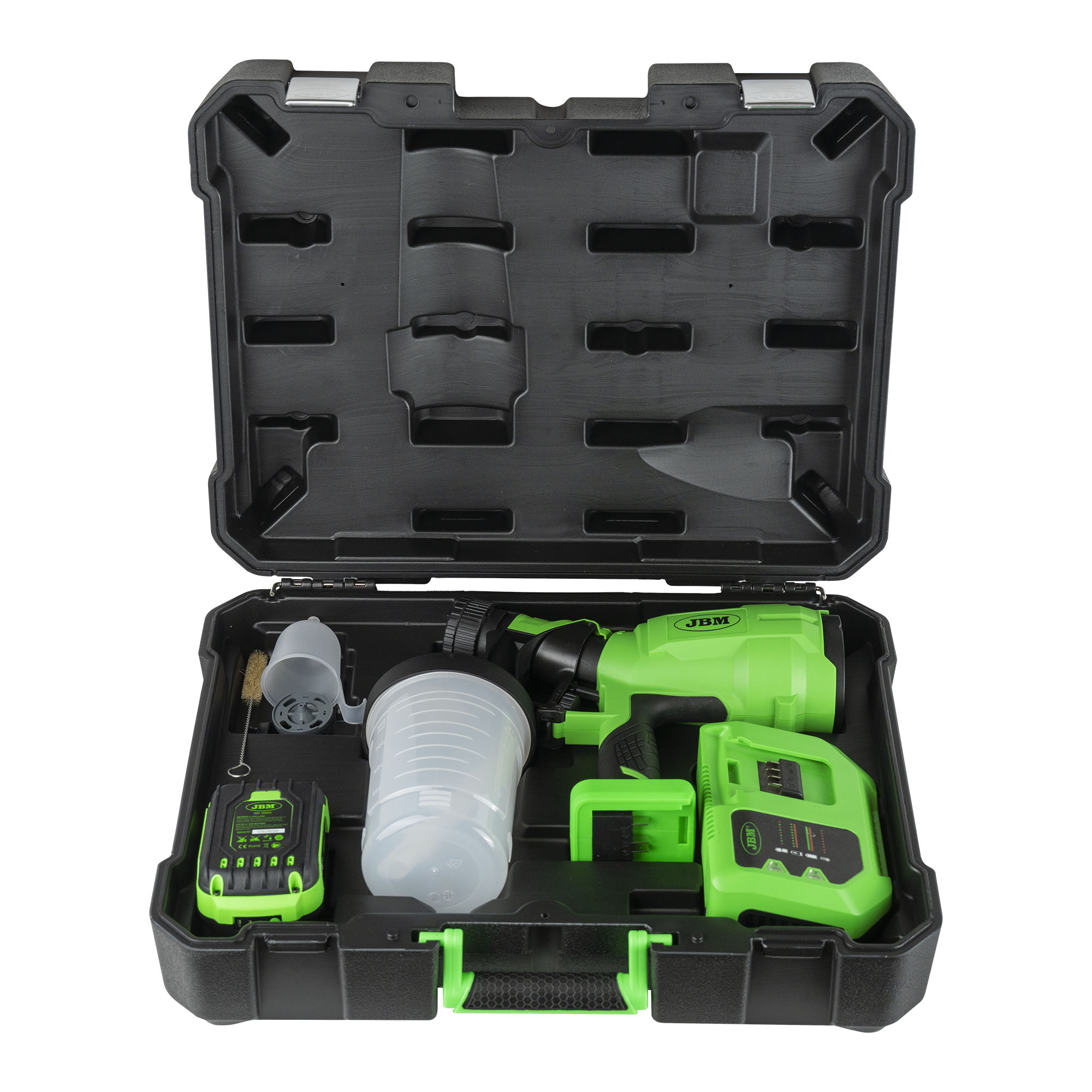 SPRUZZATORE DELLA VERNICE A BATTERIA CON CUSTODIA 60043C JBM