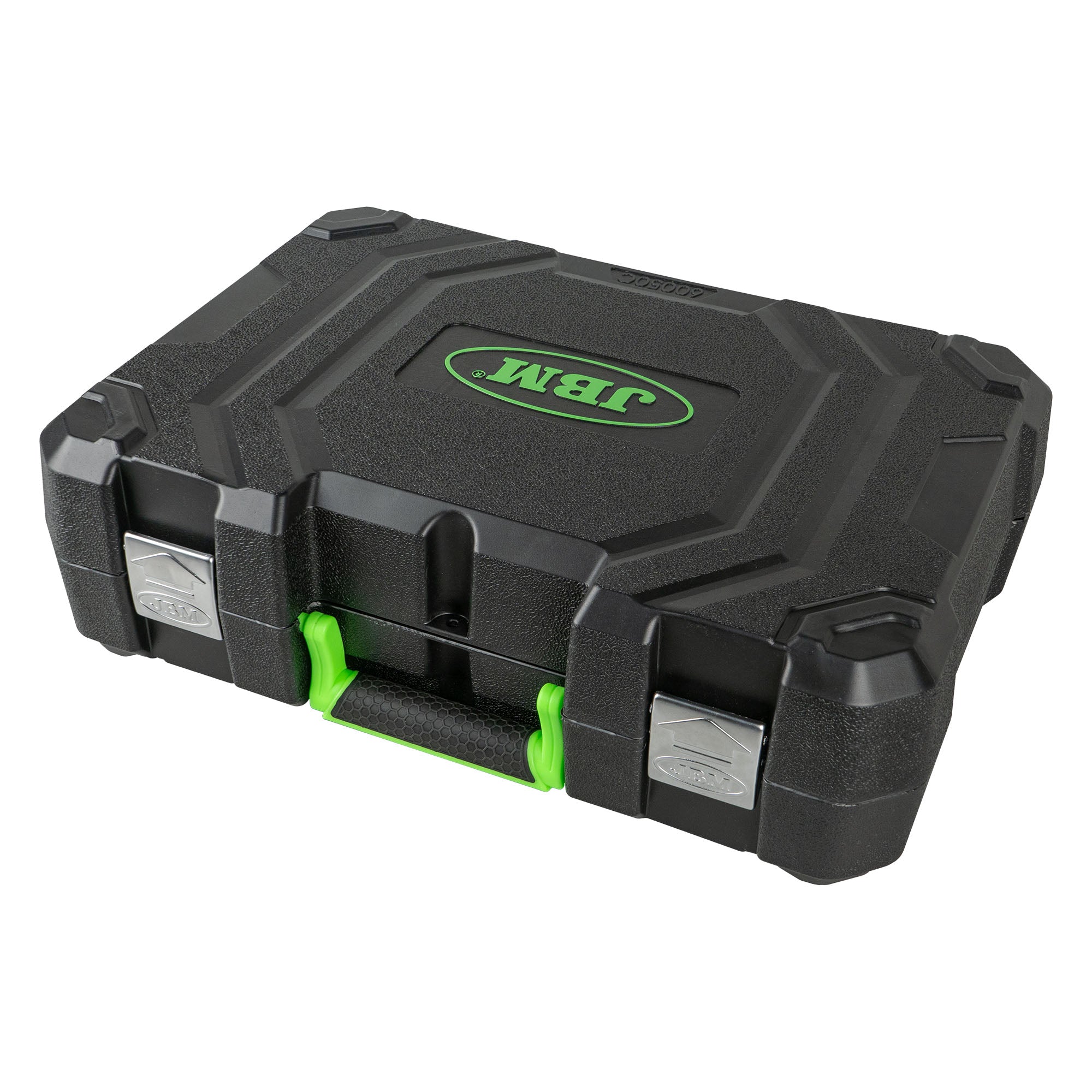 PISTOLA A IMPATTO BRUSHLESS A BATTERIA DA 1" 2300NM CON VALIGETTA 60050C   + SET DA 8 BUSSOLE 52348 JBM SERIE 550