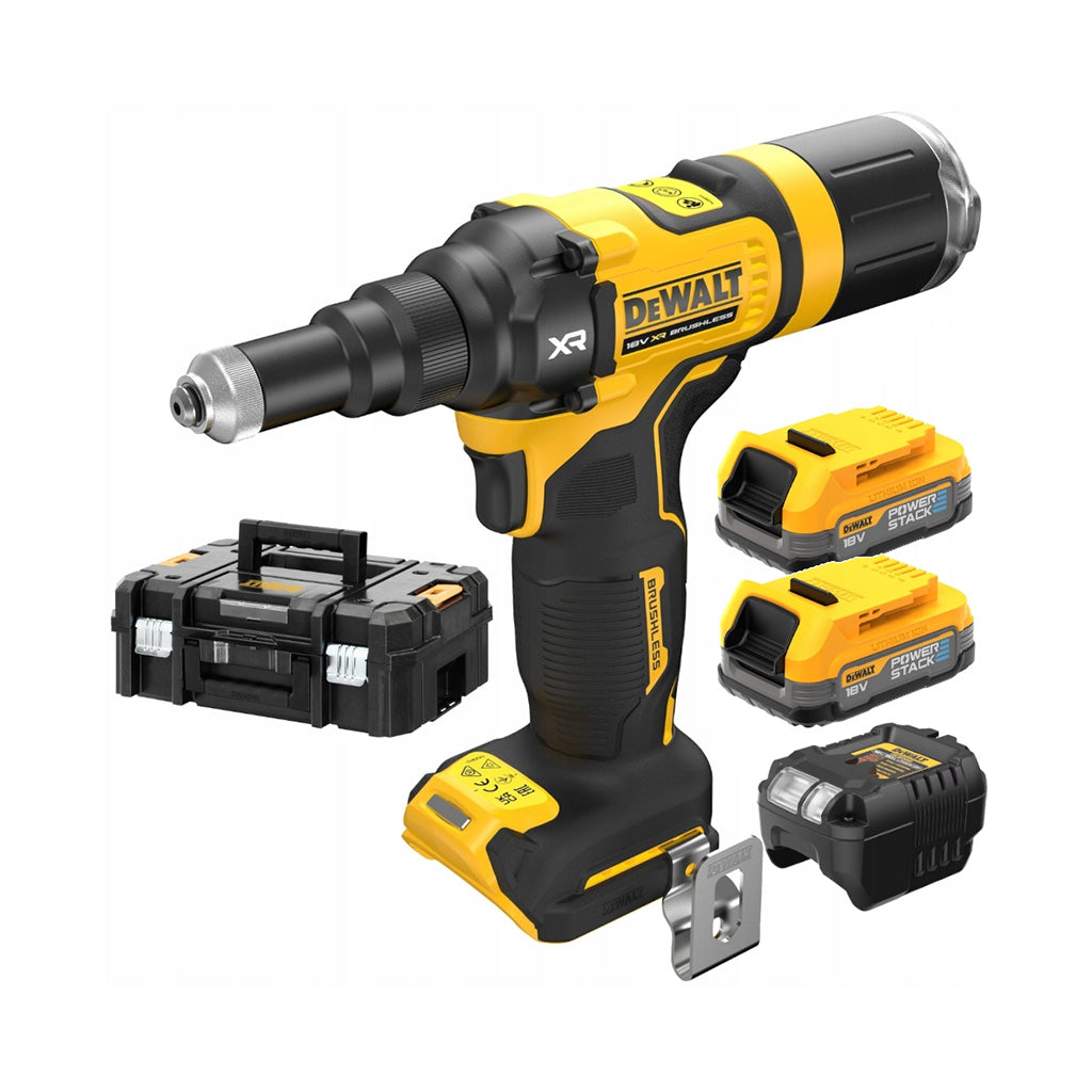 Rivettatrice a batteria DeWalt 4,8mm 6,4mm  DCF414E2GT-QW