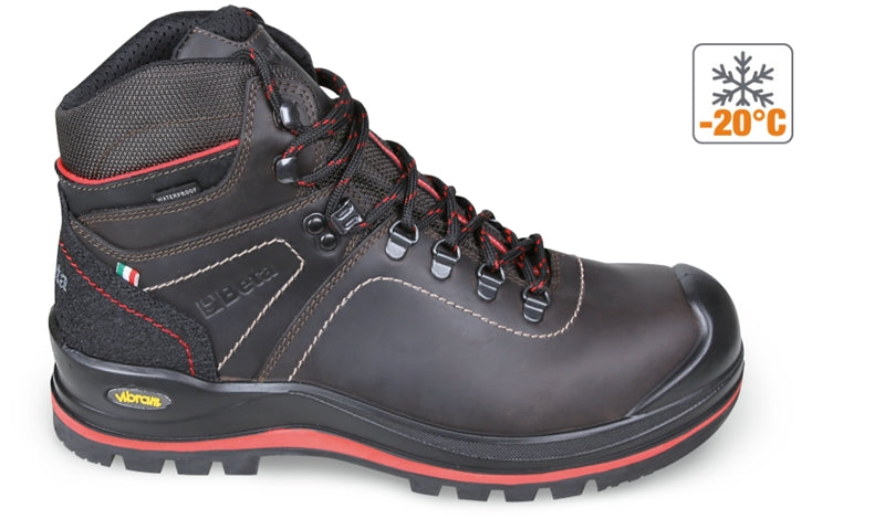 Scarpe alte in pelle idrorepellente con battistrada in gomma VIBRAM®  Beta 7294HMC