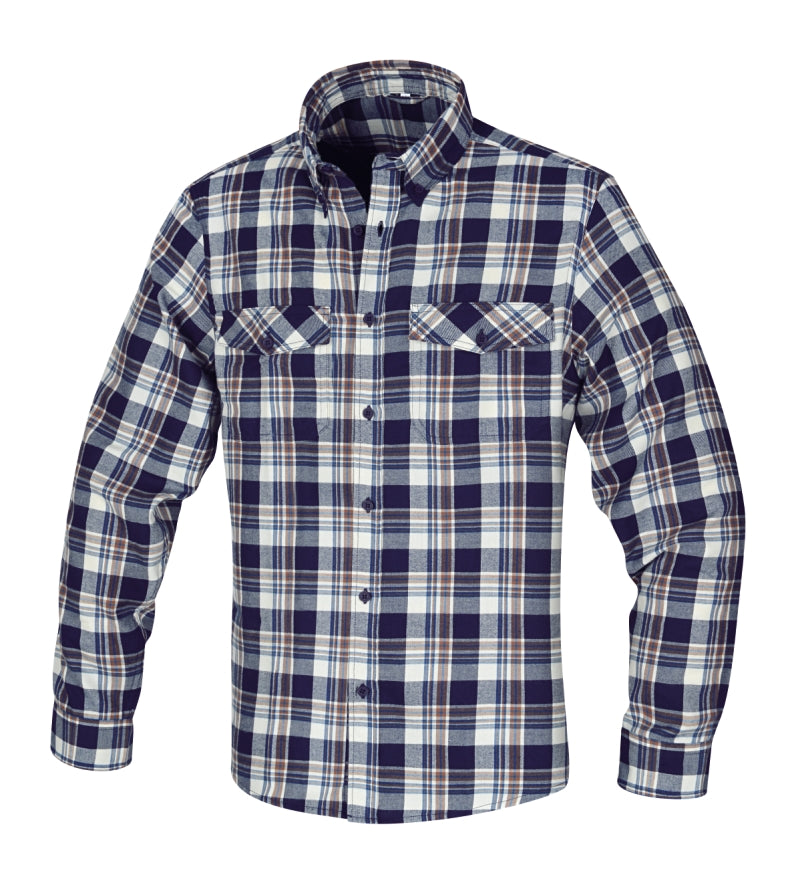 Camicia a quadri in flanella, morbida e calda, per garantire il massimo comfort durante il lavoro. Beta 7545F
