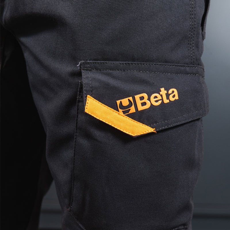 Pantaloni da lavoro multitasche con inserti in tessuto elasticizzato Beta 7818G