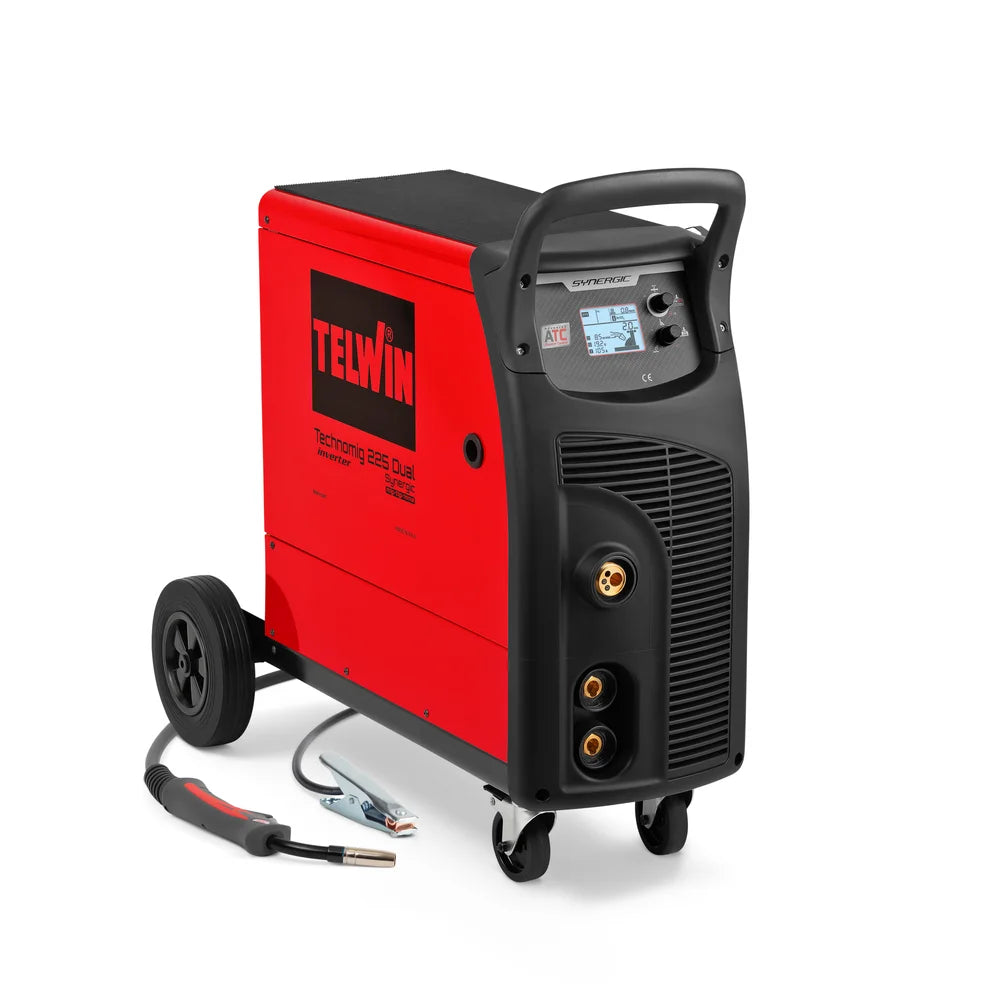 Saldatrice inverter MULTIPROCESSO Telwin TECHNOMIG 225 DUAL SYNERGIC