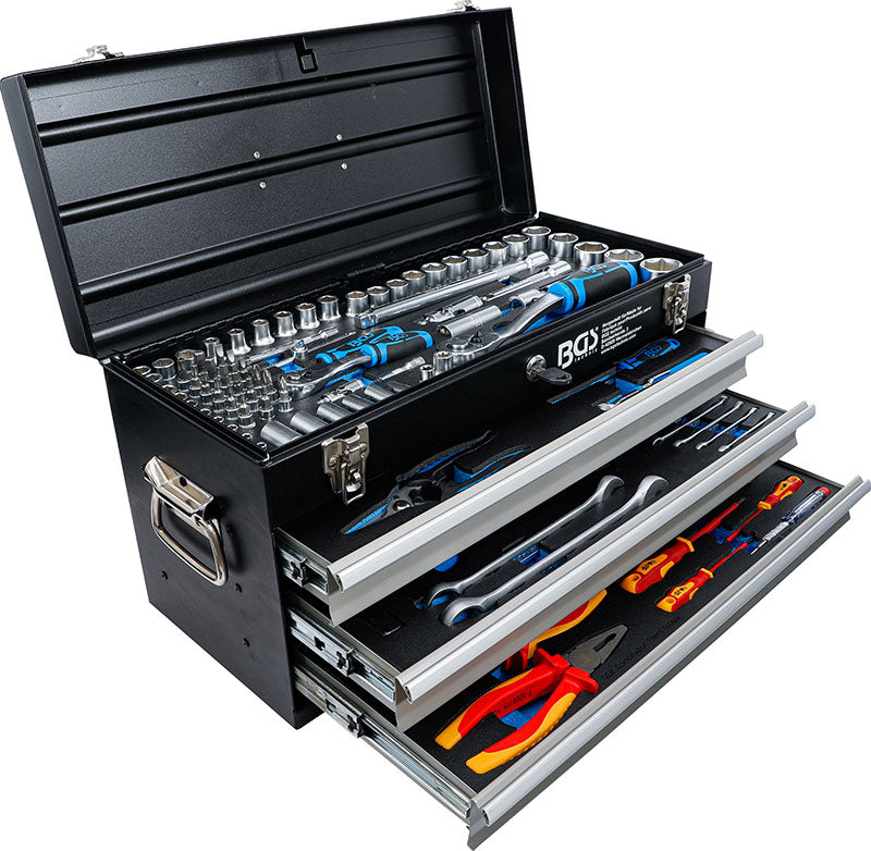 CASSETTIERA, CON 147 UTENSILI, CON UTENSILI ISOLATI BGS3350