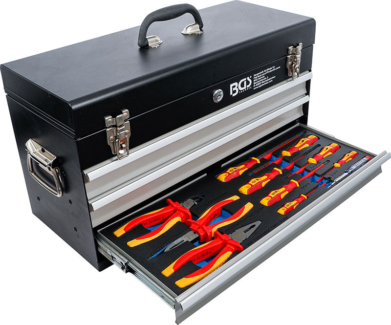 CASSETTIERA, CON 147 UTENSILI, CON UTENSILI ISOLATI BGS3350