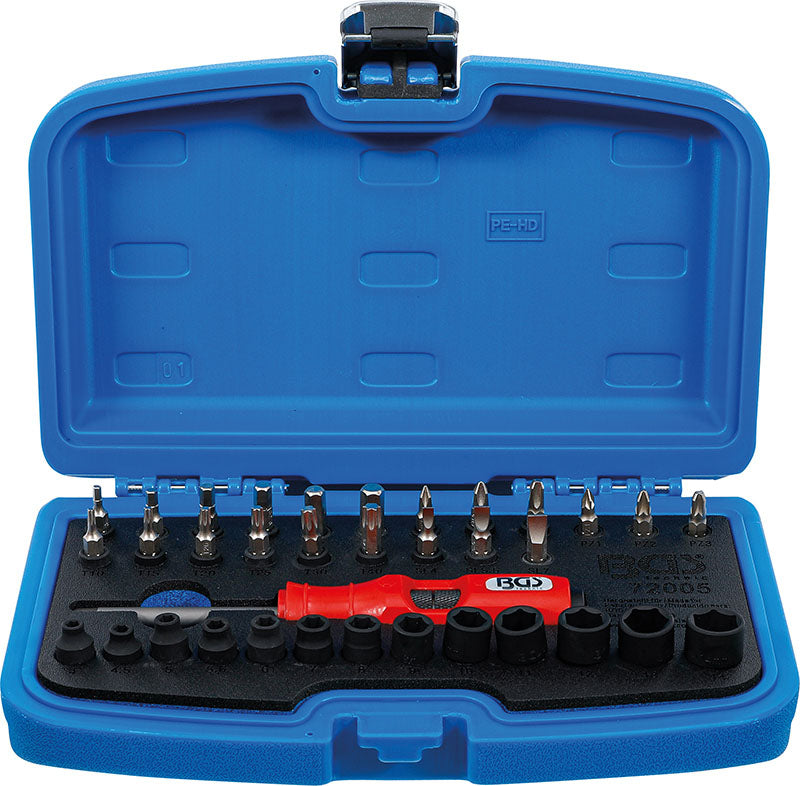 SET 36 PZ CACCIAVITE A PERCUSSIONE ATT. 1/4" BGS72005
