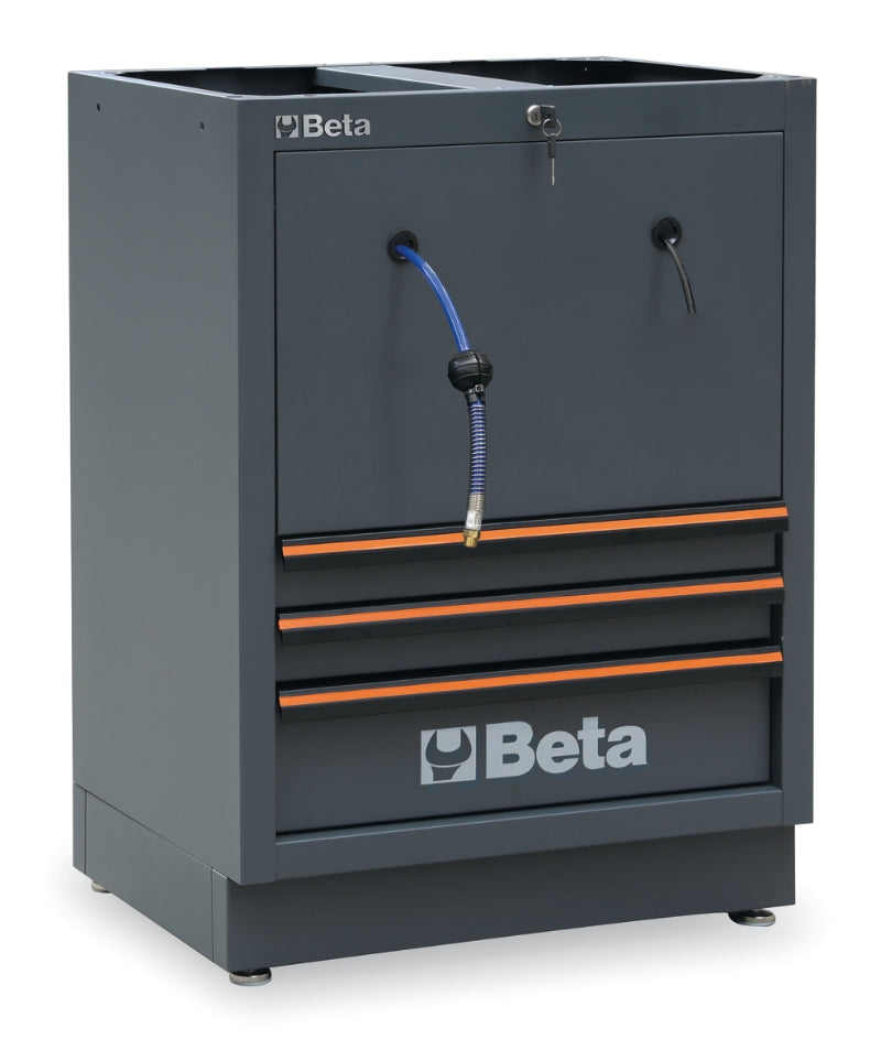 Modulo fisso con 3 cassetti e 2 arrotolatori per arredo officina C45PRO 2.0 Beta C45PRO 2.0 ACT